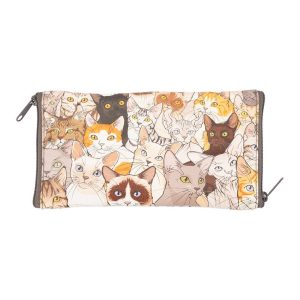 Franco Bonini 2020 Soft Leather Double Glasses Case with Rear Zip – Cat