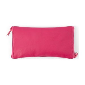 Franco Bonini 2020 Soft Leather Double Glasses Case with Rear Zip – Hop Bush Pink