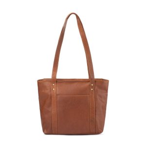 25-001BFK Cognac Tote Bag